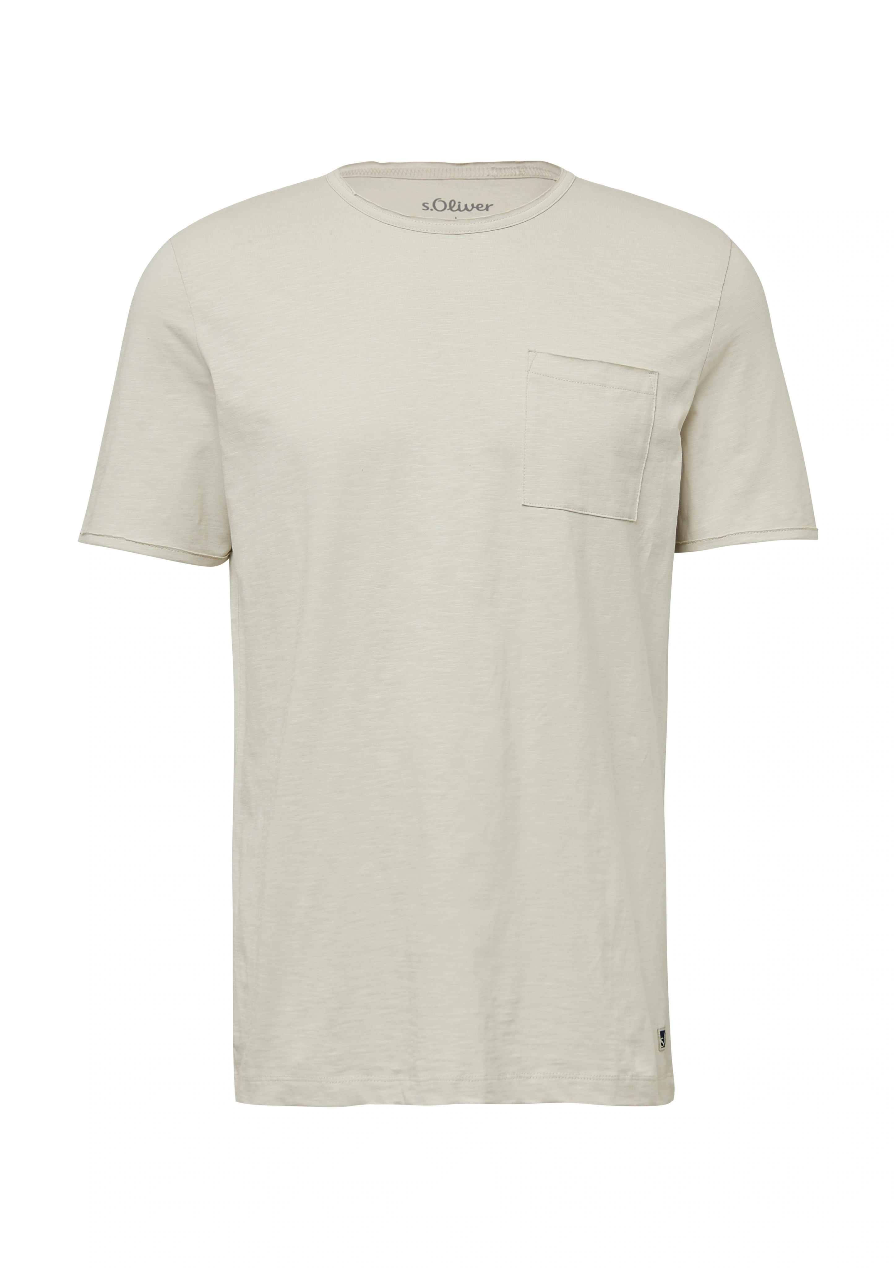 s.Oliver T-Shirt mit offenen Kanten günstig online kaufen