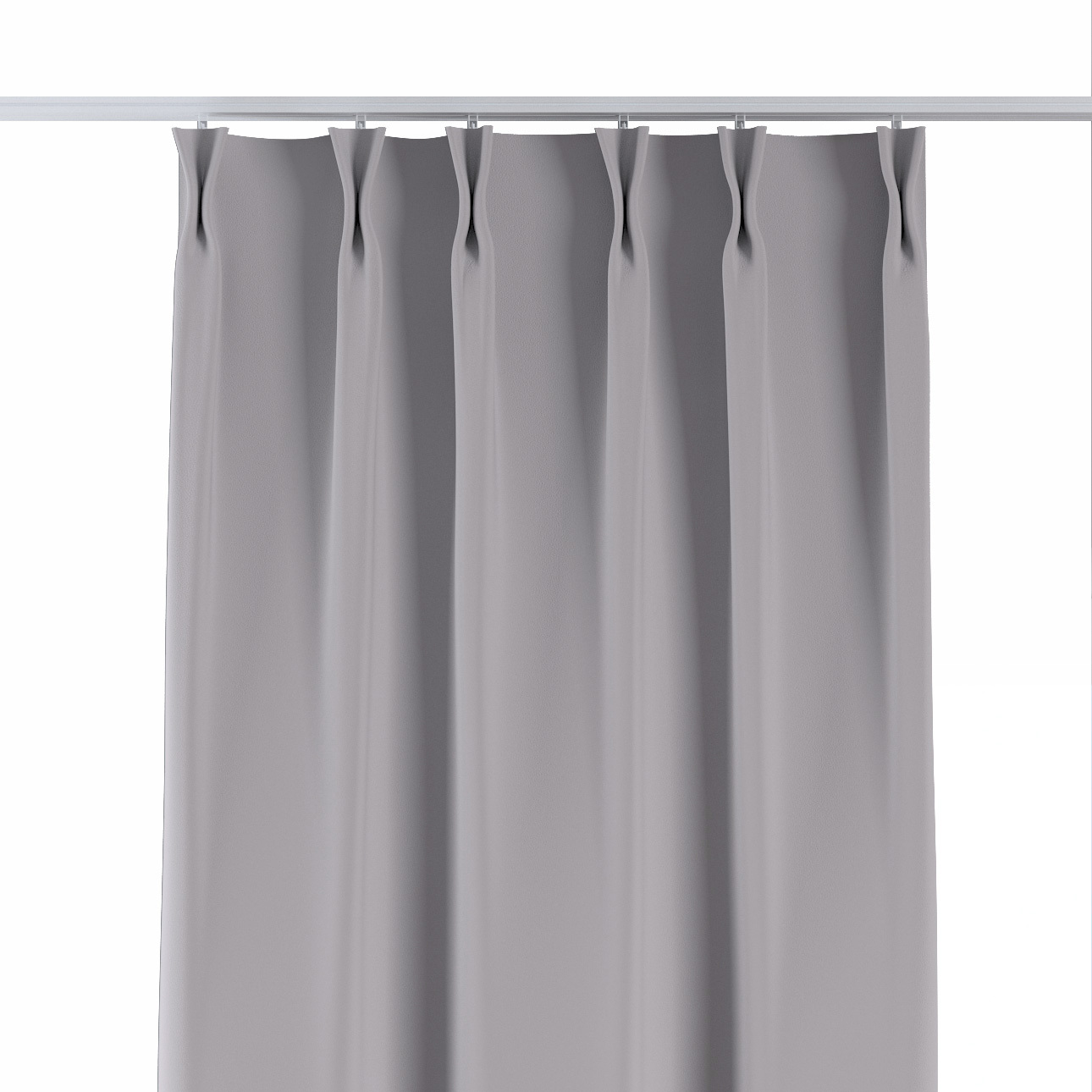 Vorhang mit flämischen 2-er Falten, Taupe, Blackout 300 cm (269-42) günstig online kaufen