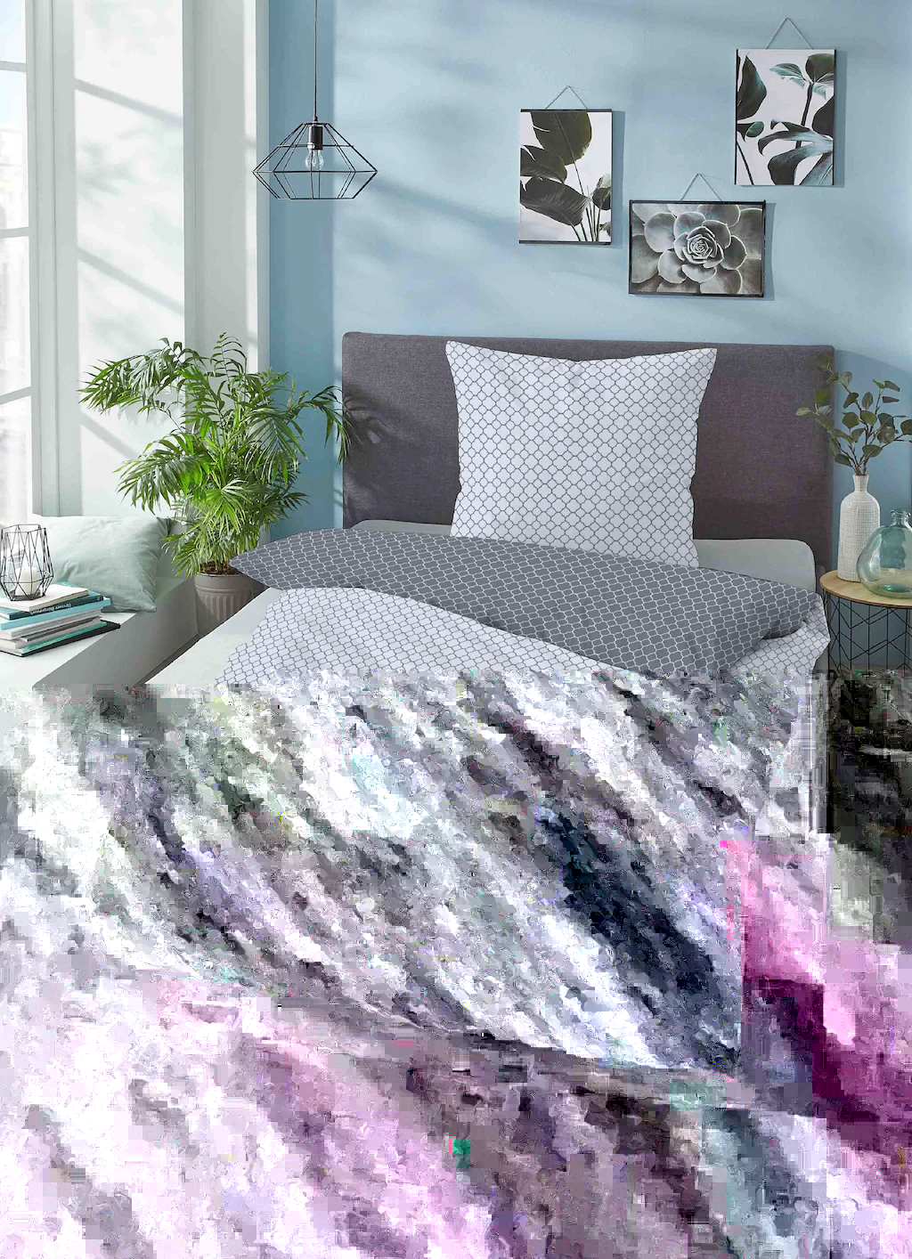 Biberna Wendebettwäsche »Combinate in Gr. 135x200, 155x220 oder 200x200 cm« günstig online kaufen