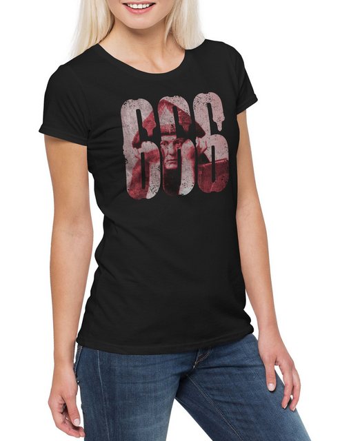 Urban Backwoods Print-Shirt 666 Aleister Crowley Damen T-Shirt Number Of Th günstig online kaufen