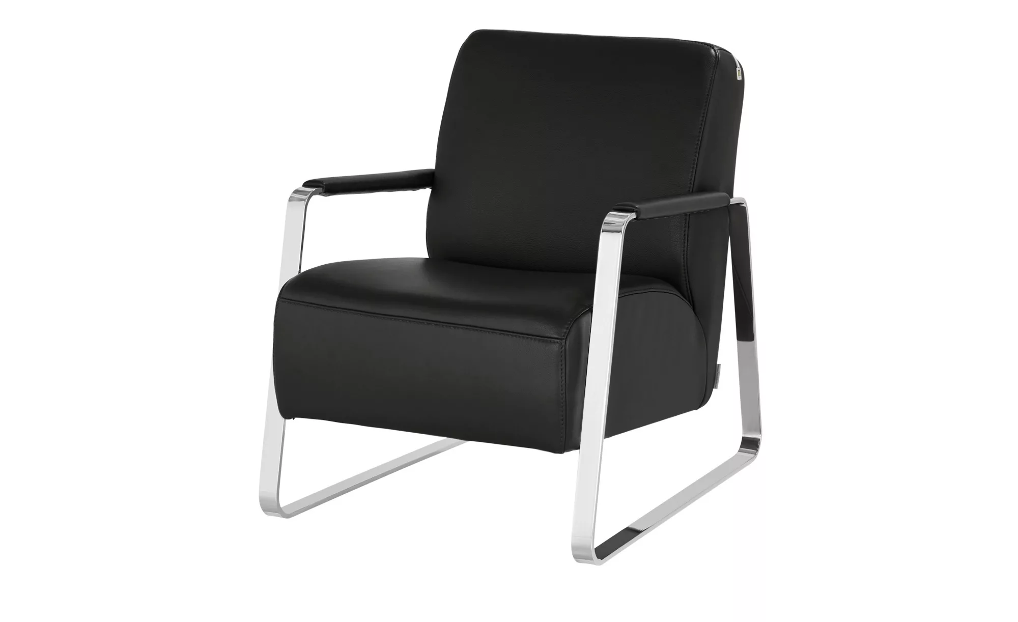 W.SCHILLIG Sessel aus Leder 17350 Quadroo ¦ schwarz ¦ Maße (cm): B: 65 H: 8 günstig online kaufen