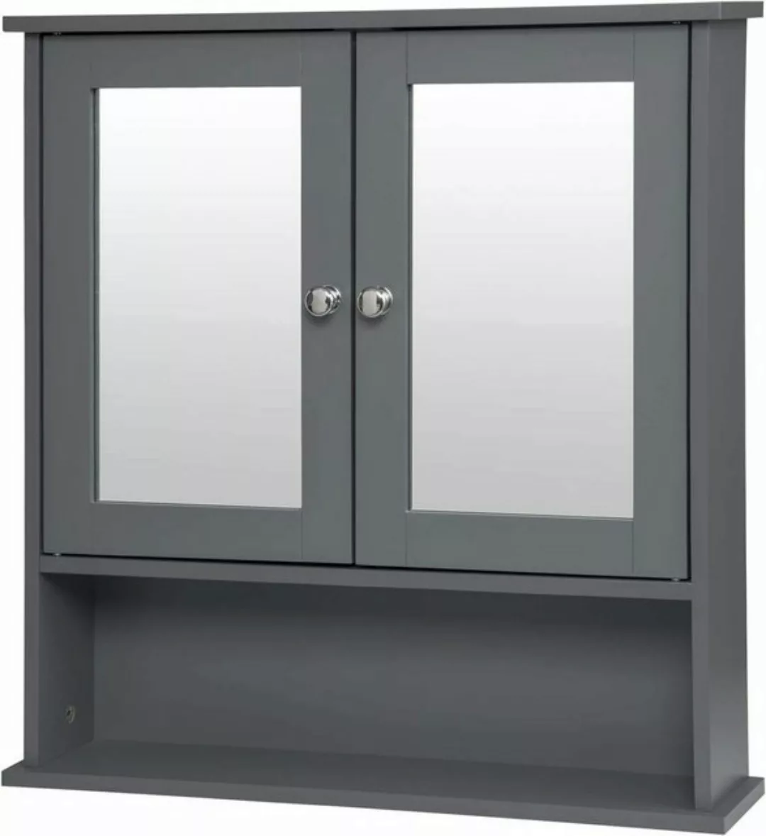 EUGAD Spiegelschrank (1-St) Hängeschrank Badezimmerspiegel mit Tür aus Holz günstig online kaufen