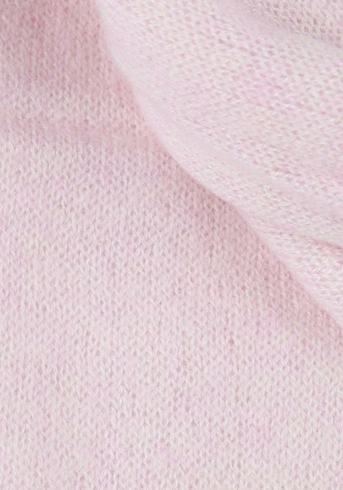 Zwillingsherz Strickschal, Feinstrick, Reines Cashmere, Rippenbündchen günstig online kaufen