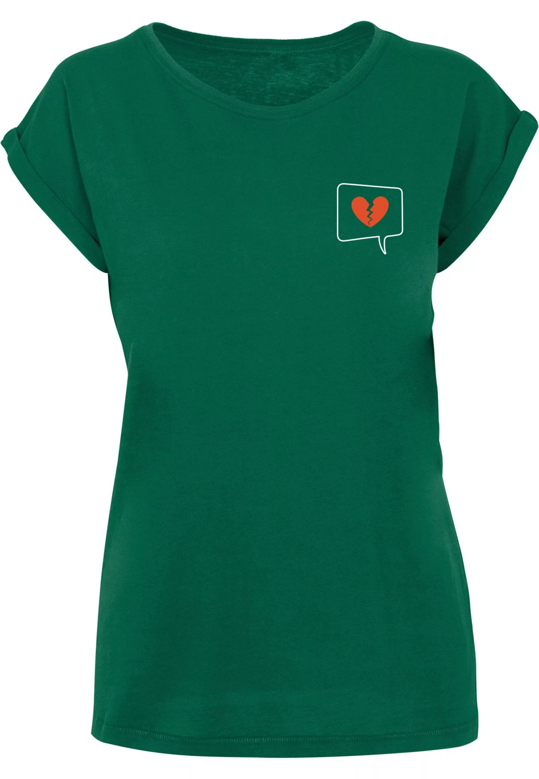 Merchcode T-Shirt "Merchcode Damen Ladies Heartbreak X Extended Shoulder Te günstig online kaufen