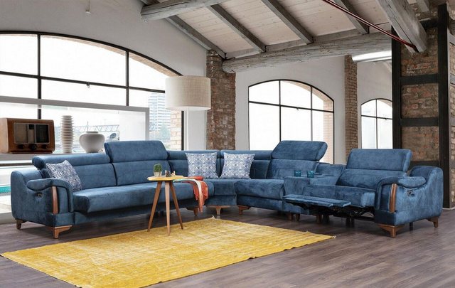 JVmoebel Ecksofa Luxus Textil Ecksofa L Form Stoff Modern Couch Wohnzimmer günstig online kaufen