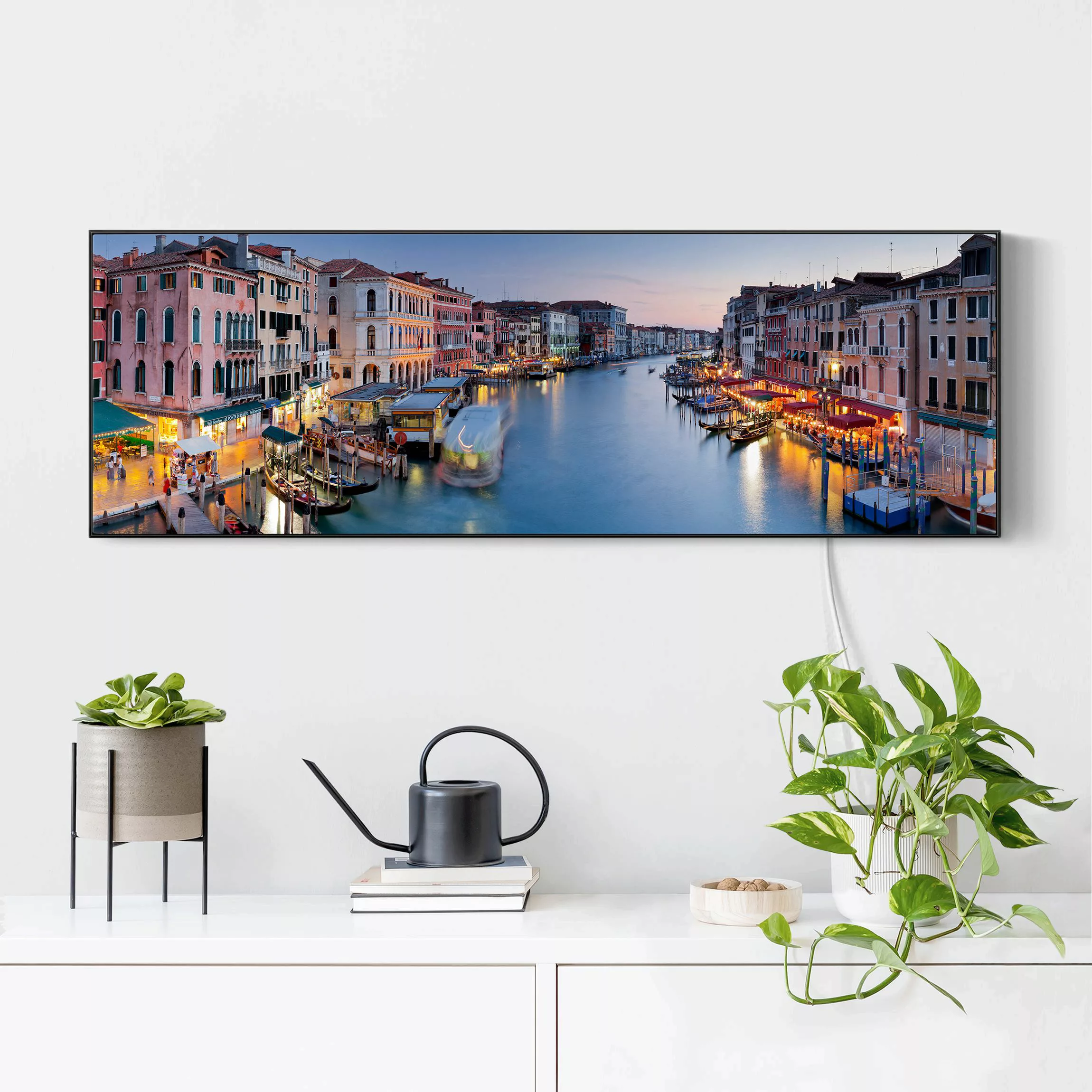 LED-Wechselbild Abendstimmung auf Canal Grande in Venedig günstig online kaufen