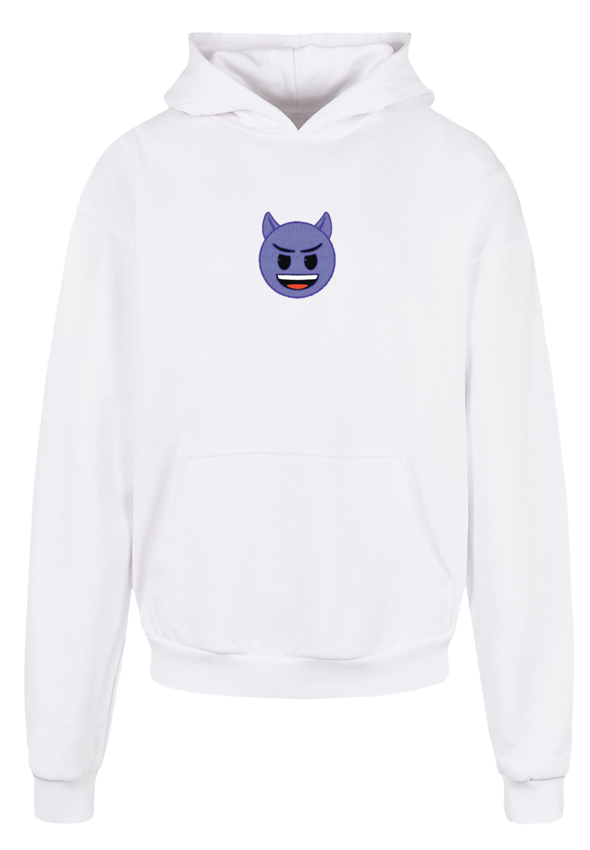 F4NT4STIC Kapuzenpullover "emoji couture evil smiling purple face", Premium günstig online kaufen