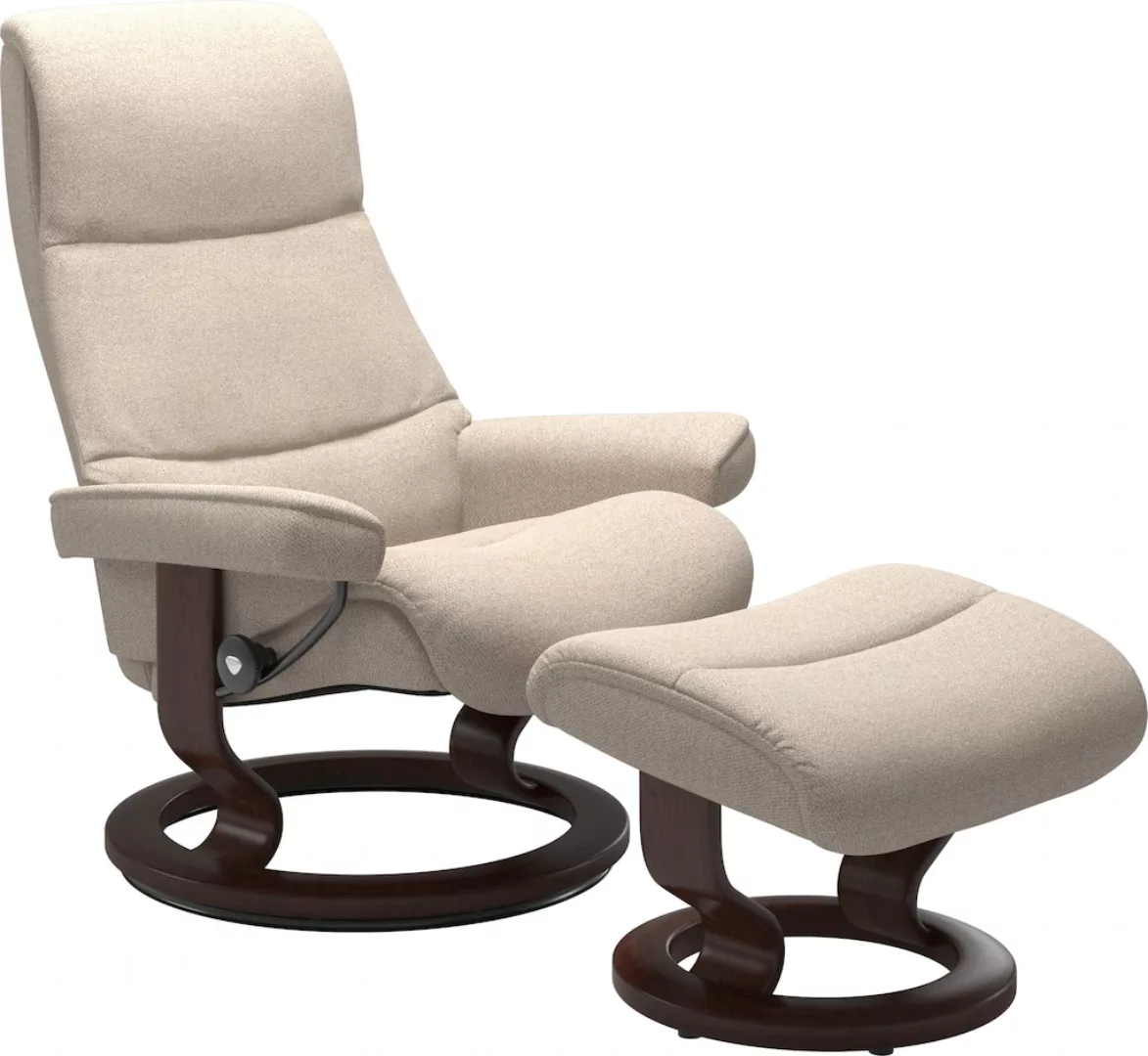 Stressless Relaxsessel "View", mit Classic Base, Größe L, Gestell Braun günstig online kaufen