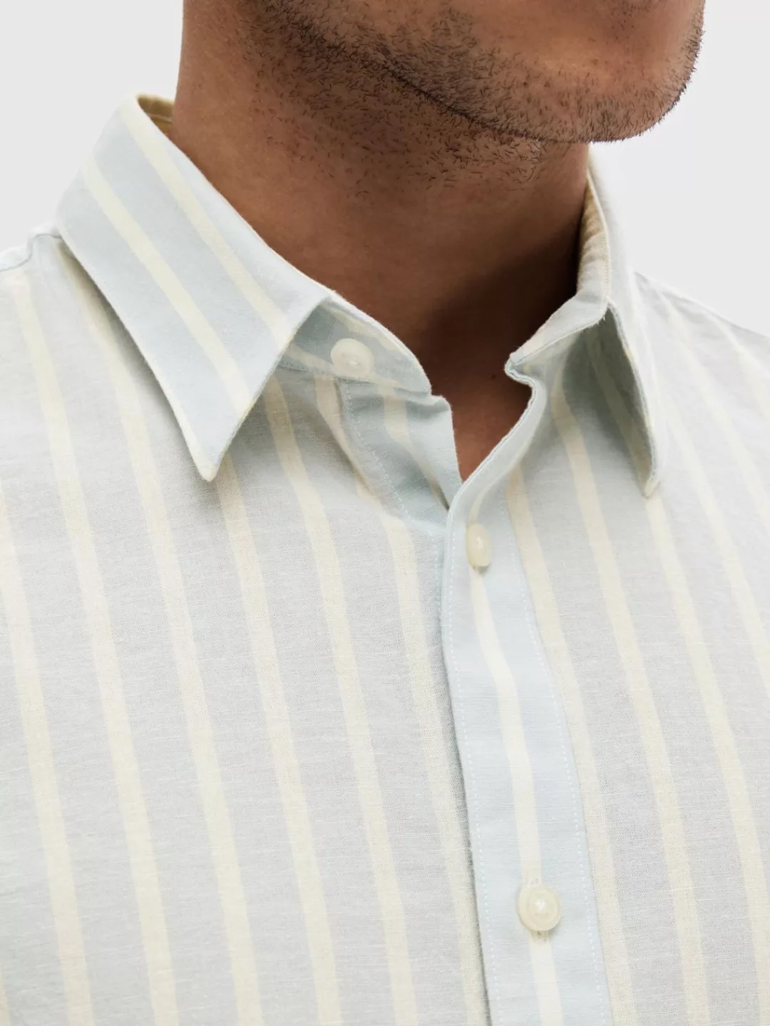 SELECTED HOMME Leinenhemd NEW-LINEN SHIRT unifarben günstig online kaufen