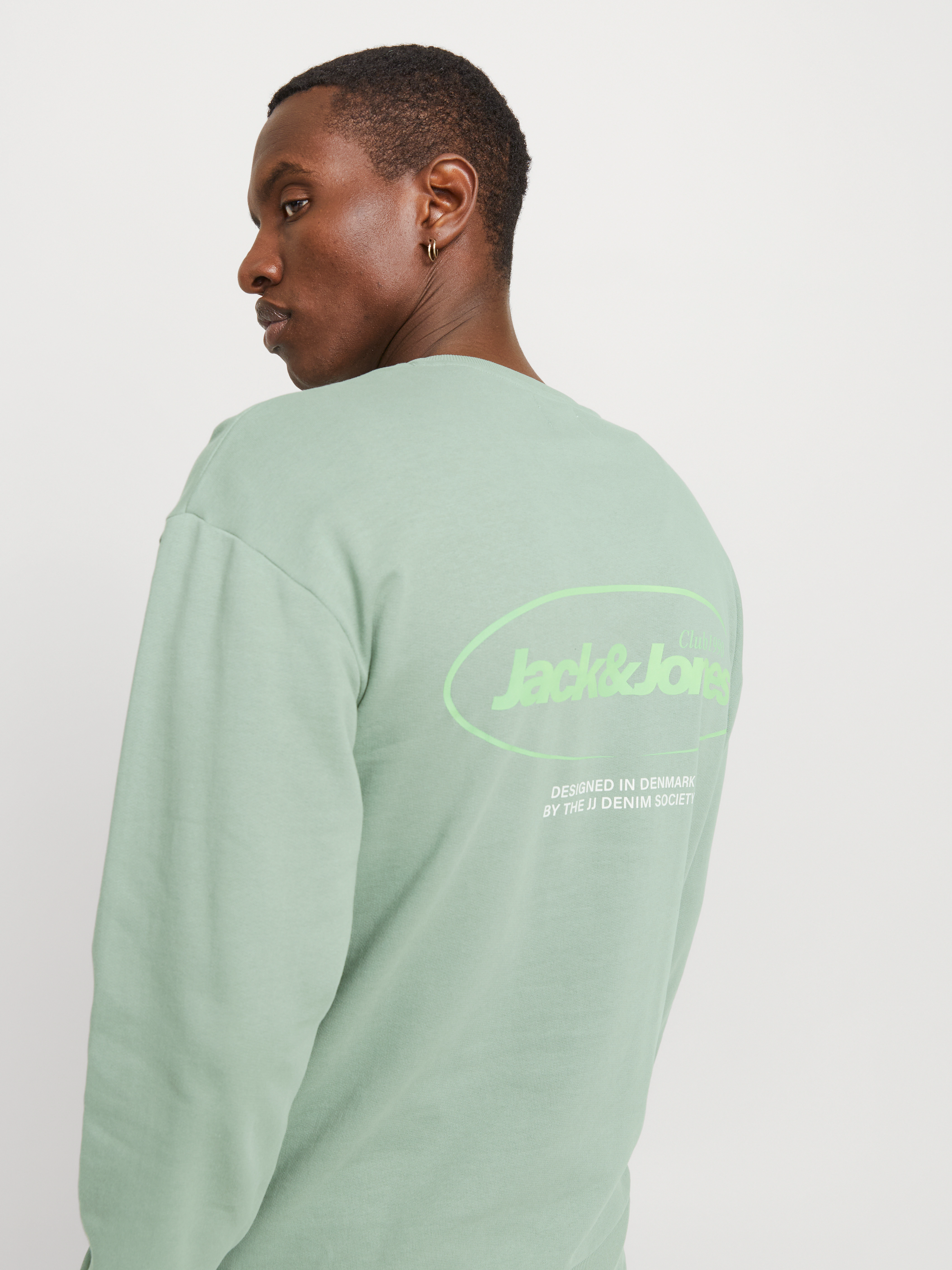 Jack & Jones Sweatshirt "JJEBRADLEY GRAPHIC SWEAT CREW NOOS", mit Front und günstig online kaufen