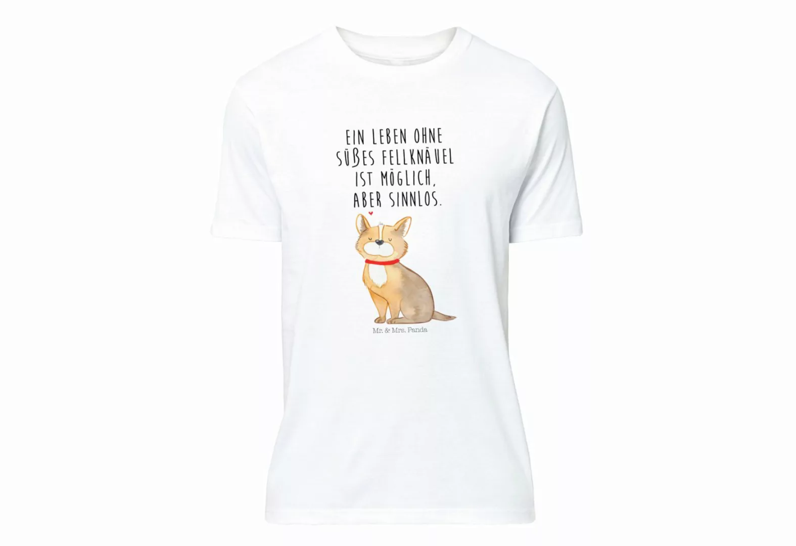 Mr. & Mrs. Panda T-Shirt Hundeglück - Weiß - Geschenk, Hundemama, Spruch, T günstig online kaufen