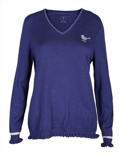 girls golf Trainingspullover Girls Golf Pullover 'Basic Ruffle' Navy Damen günstig online kaufen