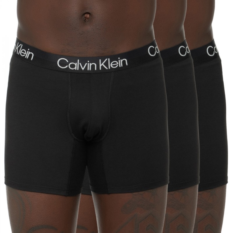 Calvin Klein – 3er-Pack Boxershorts in Schwarz günstig online kaufen
