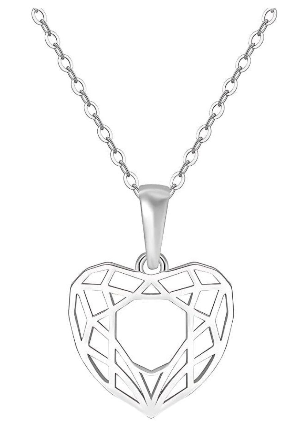 Einzelstück Charm-Kette Halskette Herzform Corazon Herzkette günstig online kaufen