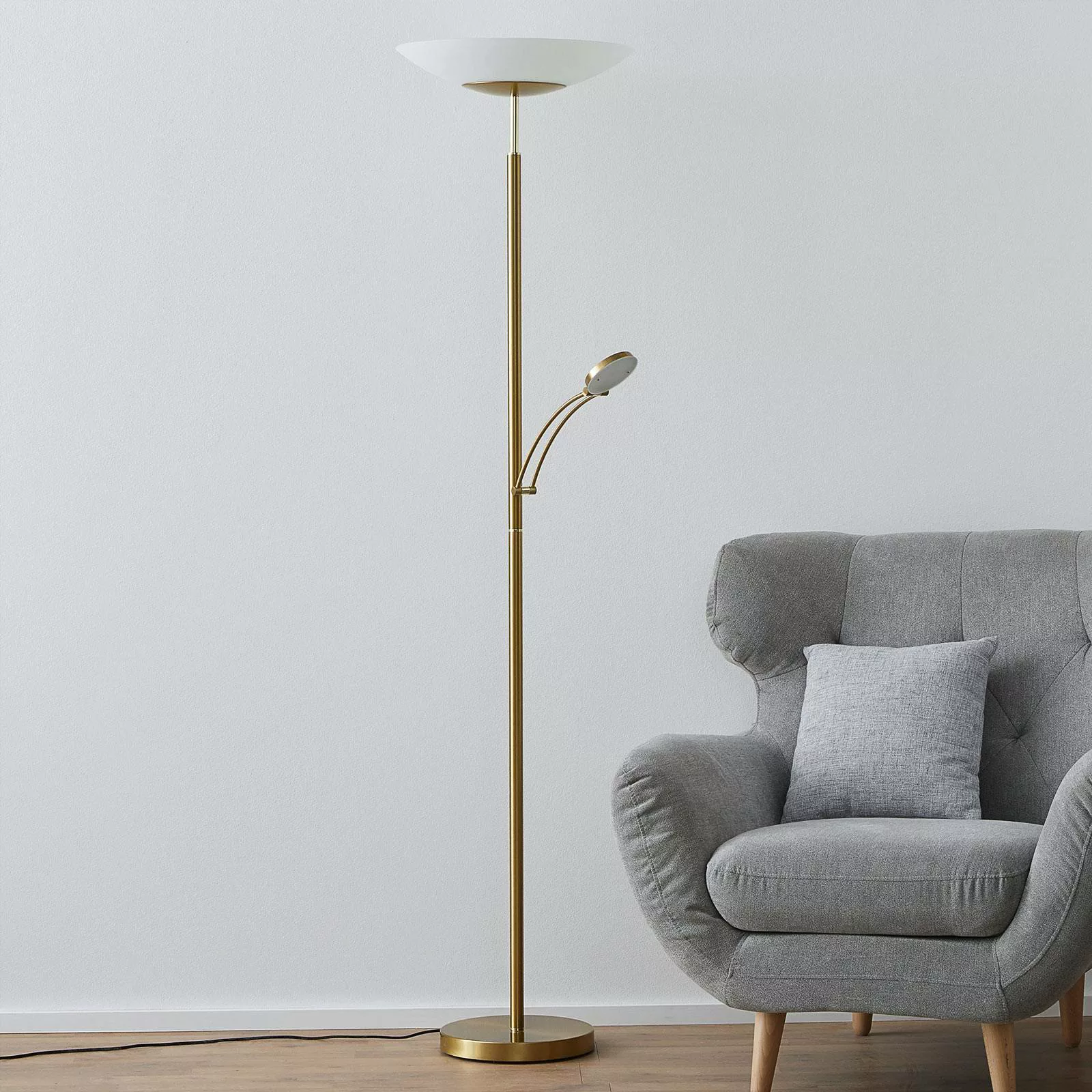 Paul Neuhaus Alfred LED-Deckenfluter messing günstig online kaufen