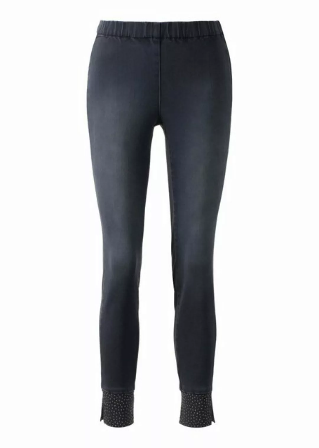 MADELEINE Leggings Jegging mit Nieten am Saum günstig online kaufen