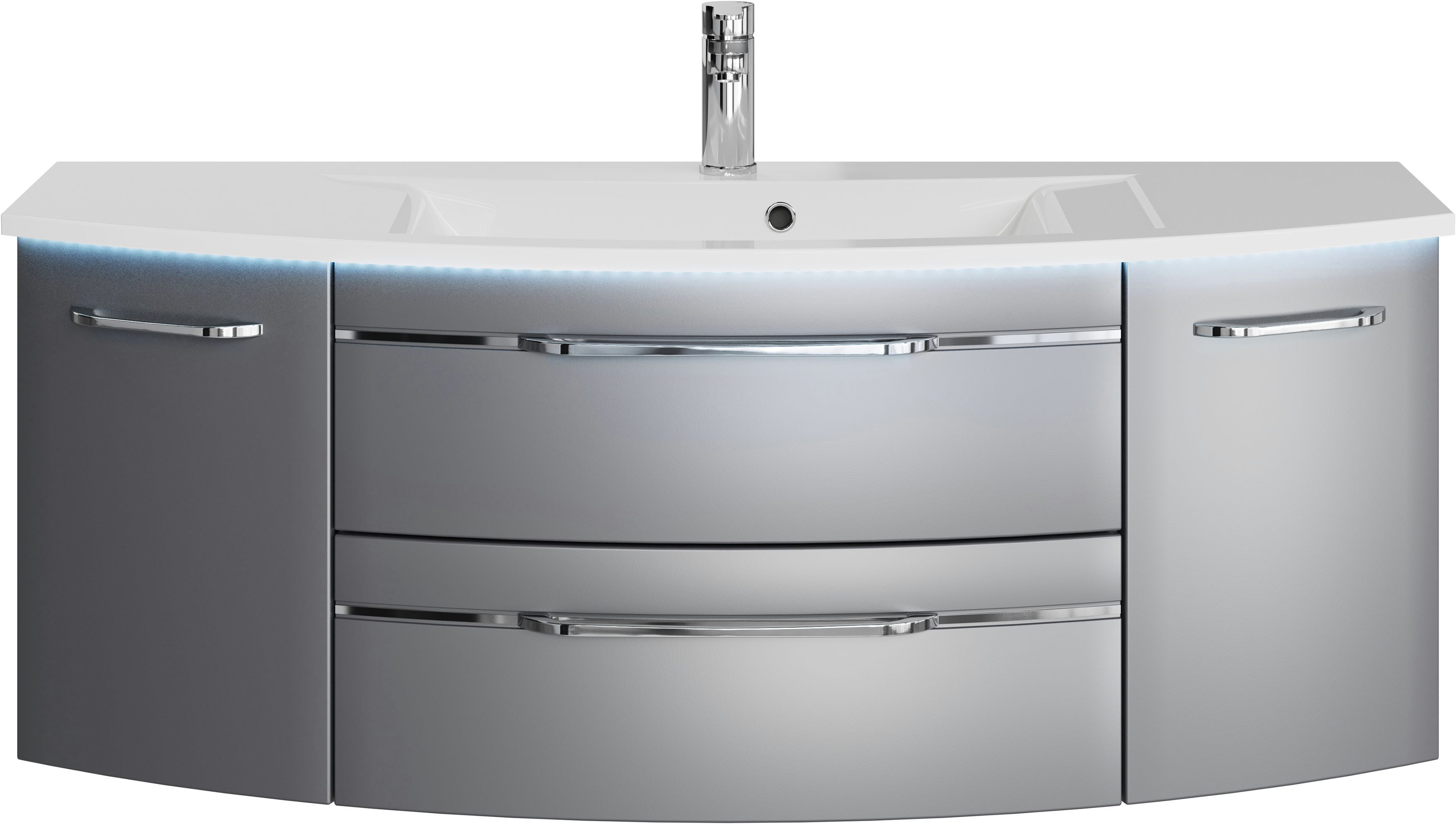Saphir Waschtisch "Serie 7045 Mineralmarmor-Waschtisch und Unterschrank, 13 günstig online kaufen
