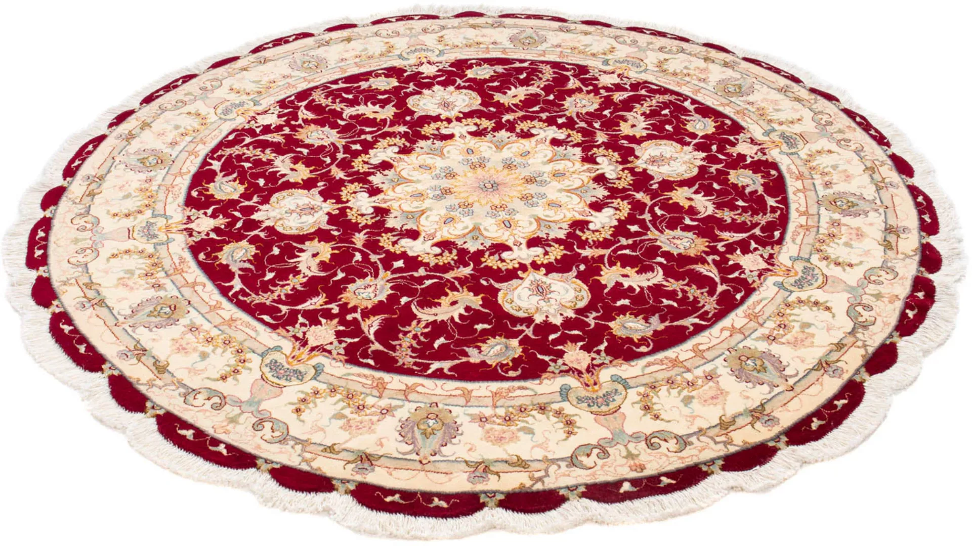 morgenland Orientteppich »Perser - Täbriz - Royal rund - 150 x 150 cm - dun günstig online kaufen