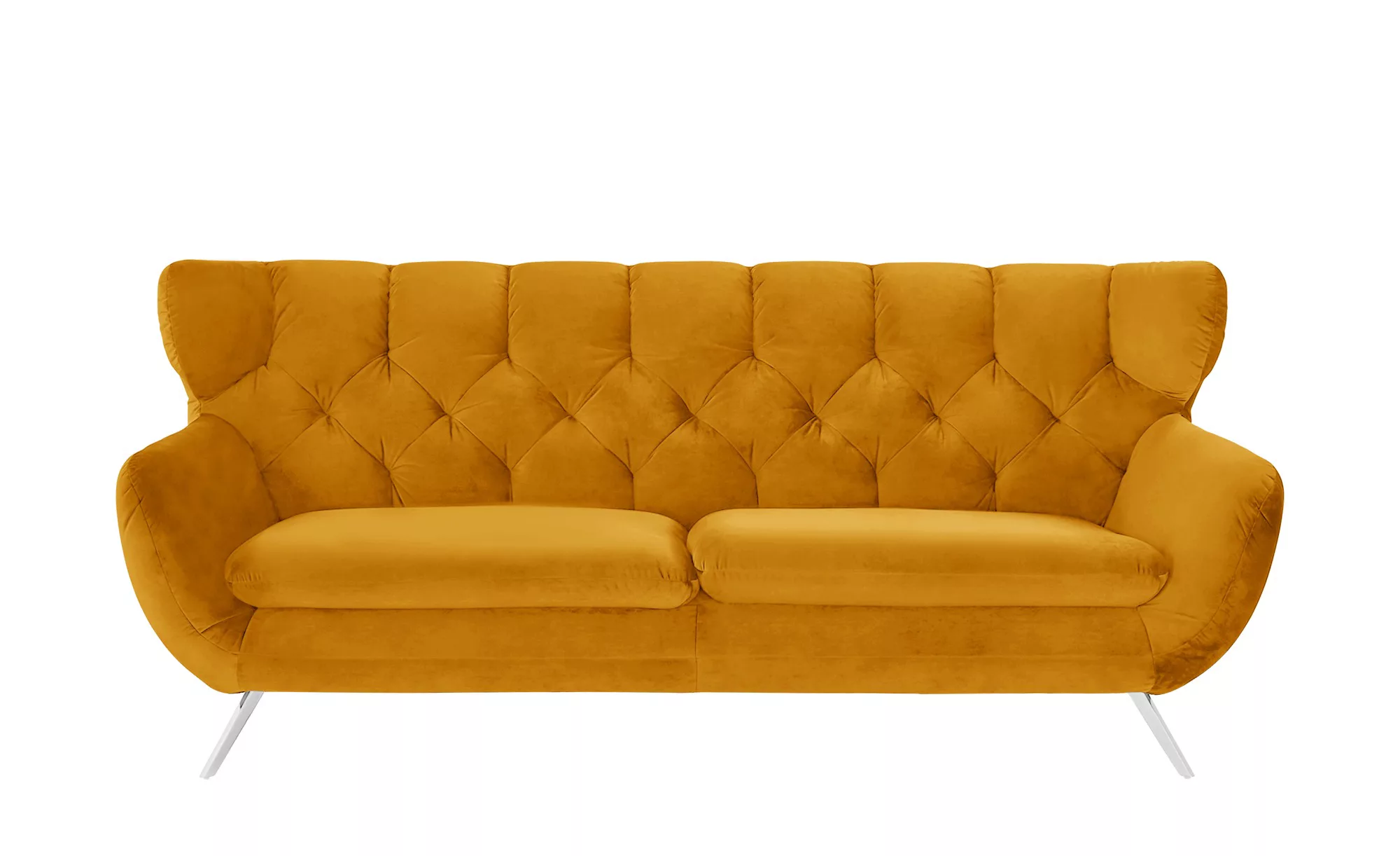 pop Sofa  Caldara ¦ gelb ¦ Maße (cm): B: 225 H: 94 T: 95 Polstermöbel > Sof günstig online kaufen