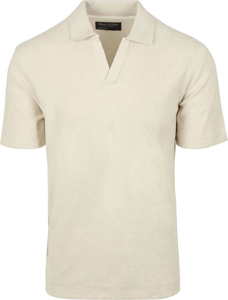 Marc O'Polo Poloshirt Riva Terry Cloth Ecru - Größe XXL günstig online kaufen