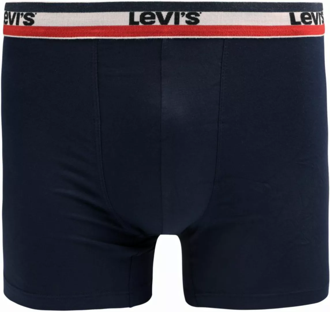 Levi's Brief Boxershorts 2-Pack Navy Grau - Größe XL günstig online kaufen
