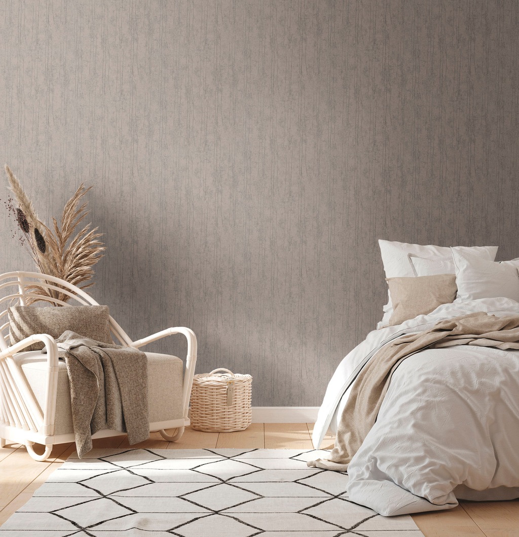 Bricoflor Baum Tapete In Taupe Beige Hygge Vliestapete Mit Bäumen Gemütlich günstig online kaufen