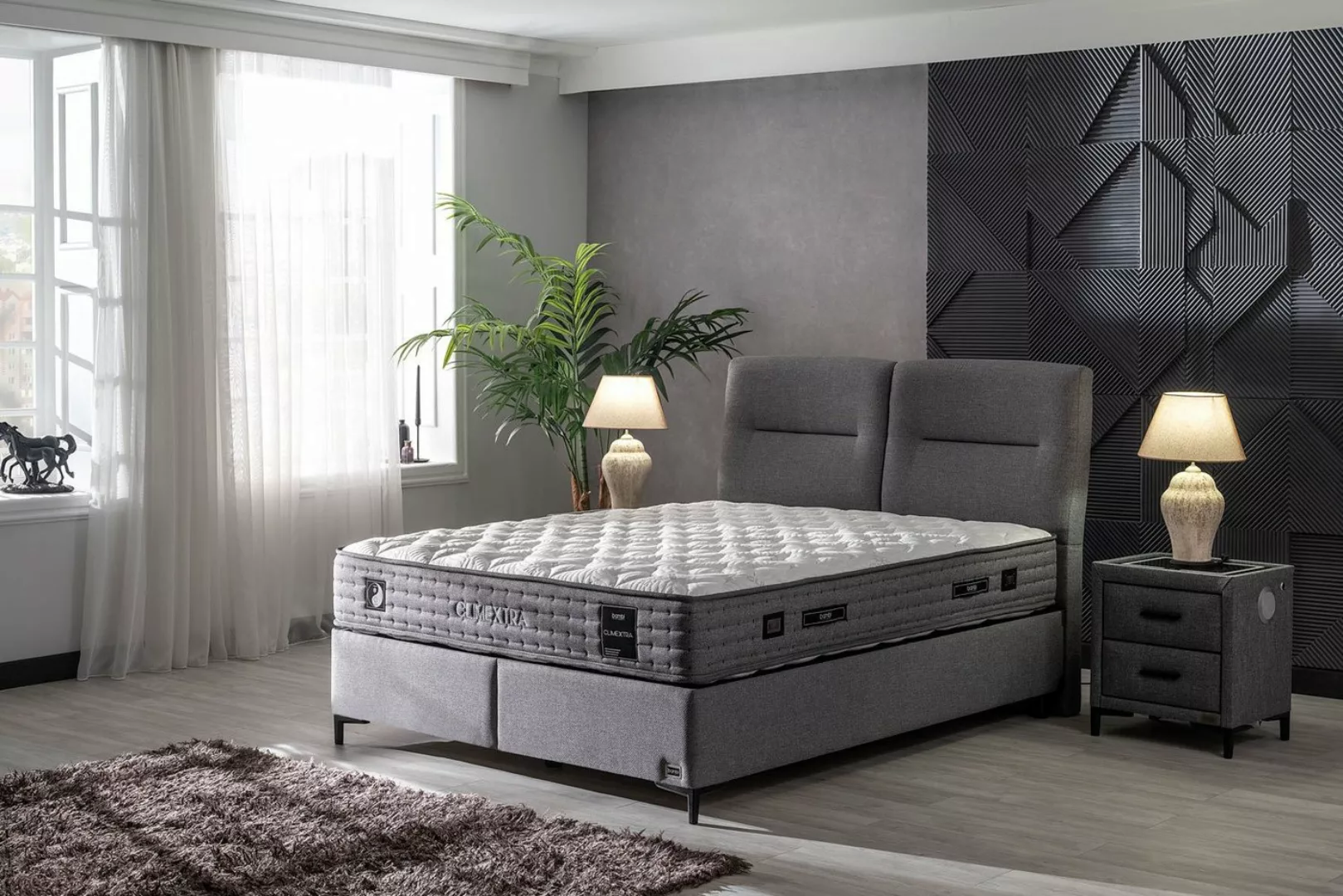 gowoll Boxspringbett Boxspringbett Climextra Stauraumbett inkl. Matratze un günstig online kaufen