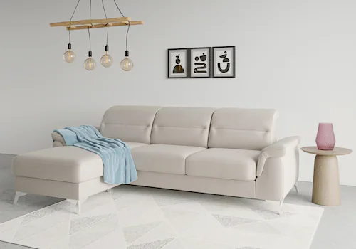 sit&more Ecksofa Sinatra L-Form, mit Recamiere, optinal mit Kopfteilverstel günstig online kaufen