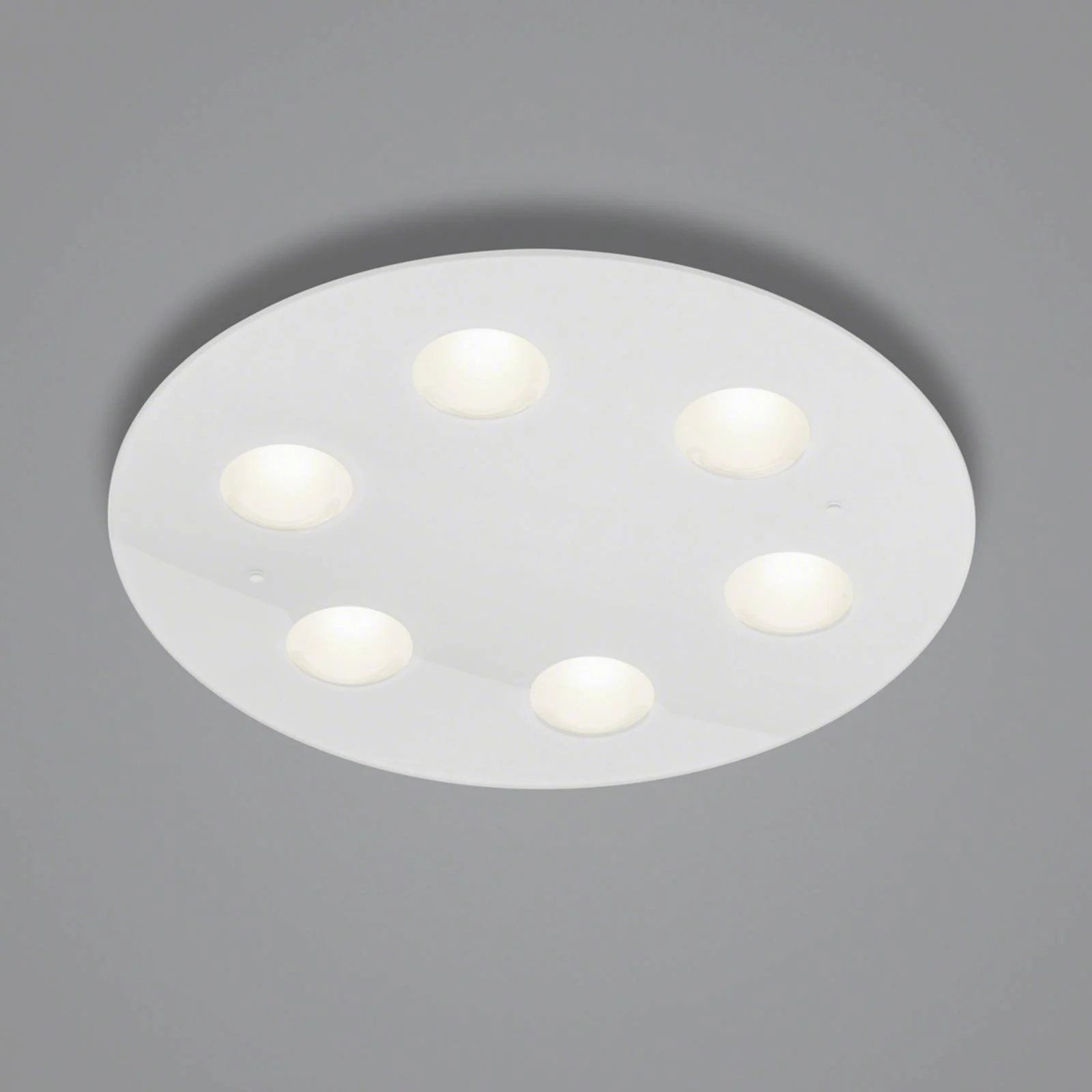 Helestra Nomi LED-Deckenleuchte Ø49cm dim weiß günstig online kaufen