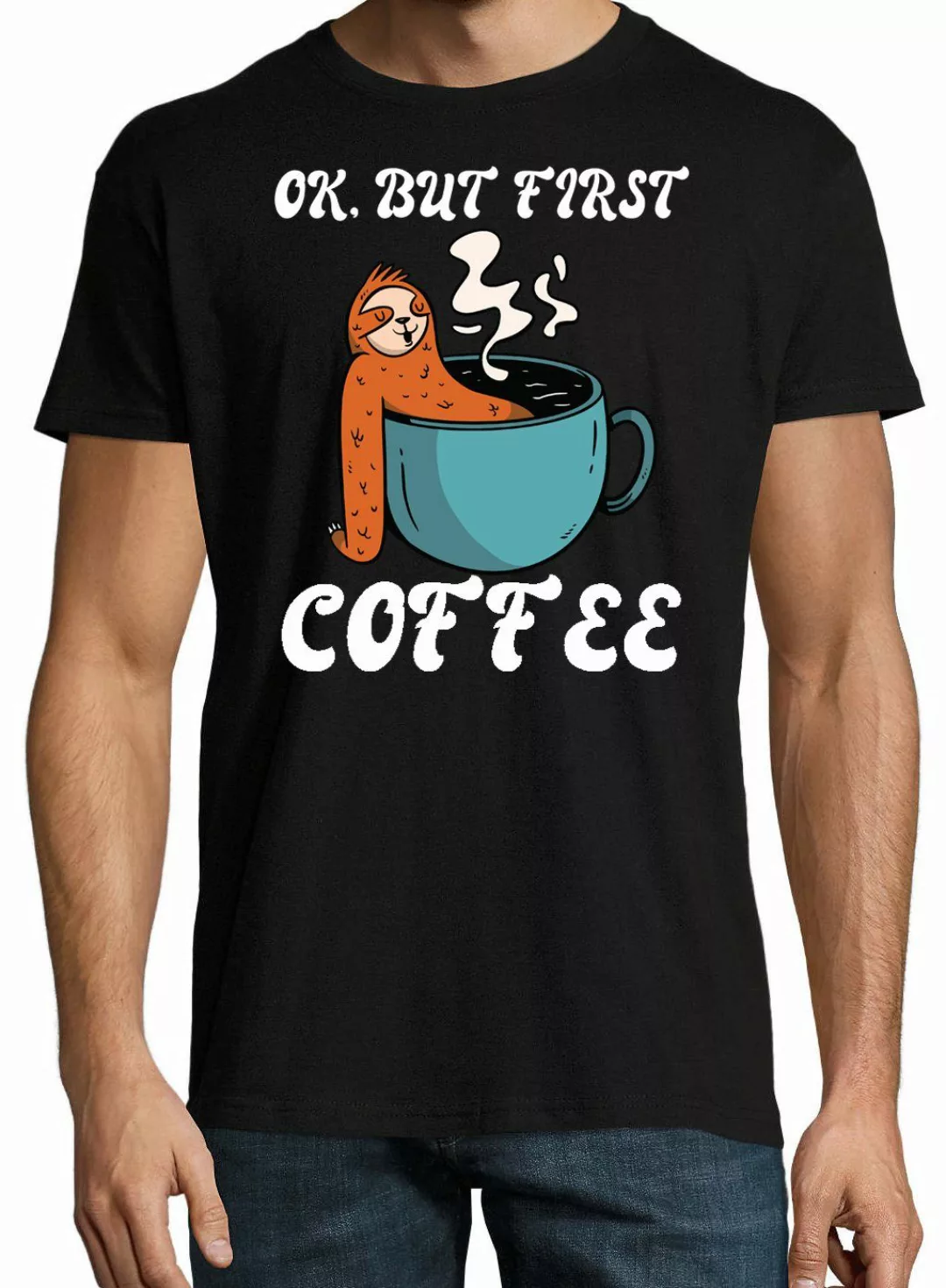 Youth Designz T-Shirt Faultier, But First günstig online kaufen