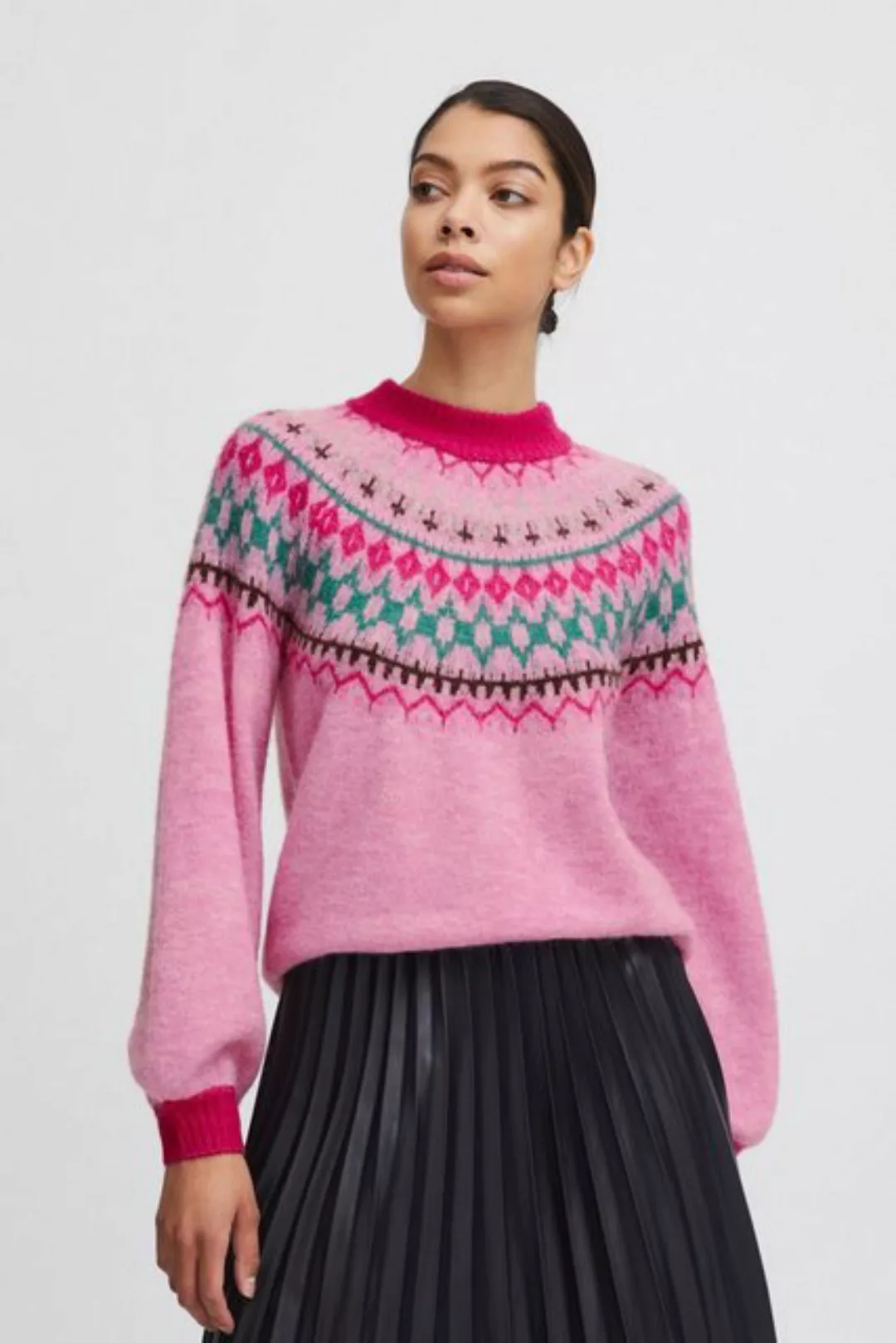 b.young Strickpullover BYMARITNE JACQUARD JUMPER - 20813540 günstig online kaufen