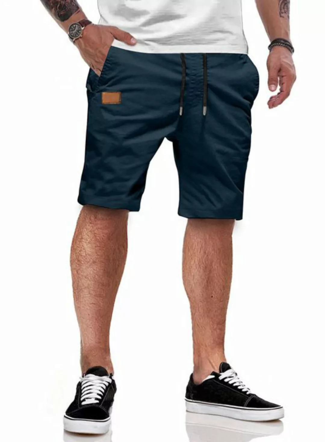 JMIERR Shorts Kurze Hosen Herren Shorts Herren Sommer Baumwolle Chino S-2XL günstig online kaufen