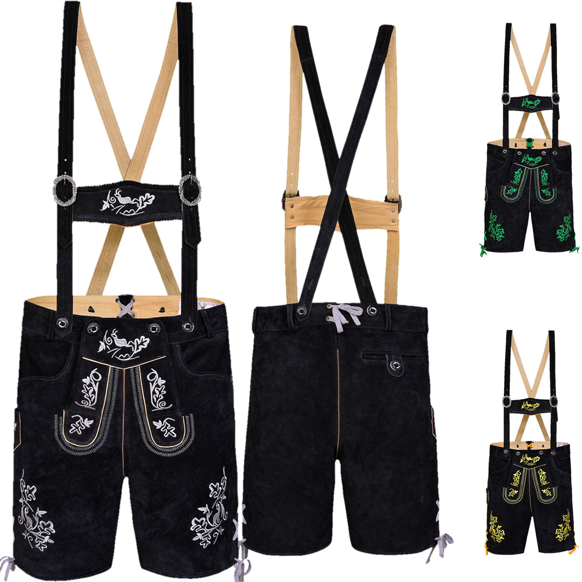 German Wear Trachtenlederhose GW721 kurze Trachten günstig online kaufen