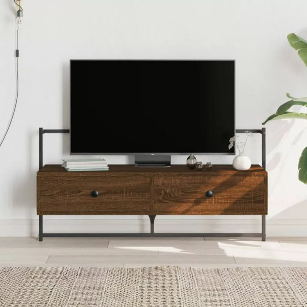 vidaXL TV-Schrank TV-Wandschrank Braun Eiche 100,5x30x51 cm Spanplatte TV-L günstig online kaufen