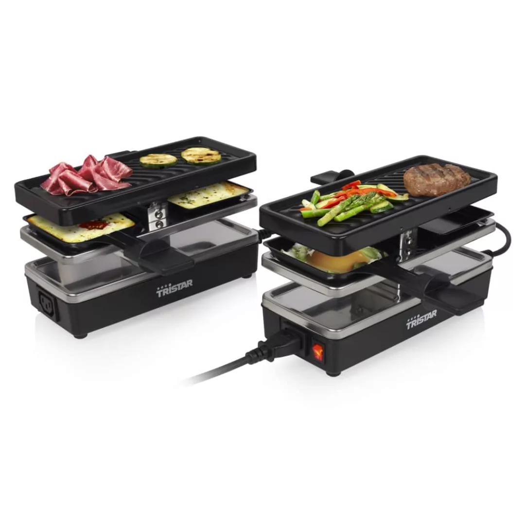 Tristar Raclette-grill Für 4 Personen Ra-2742 800w 23,8x10,4cm Schwarz günstig online kaufen