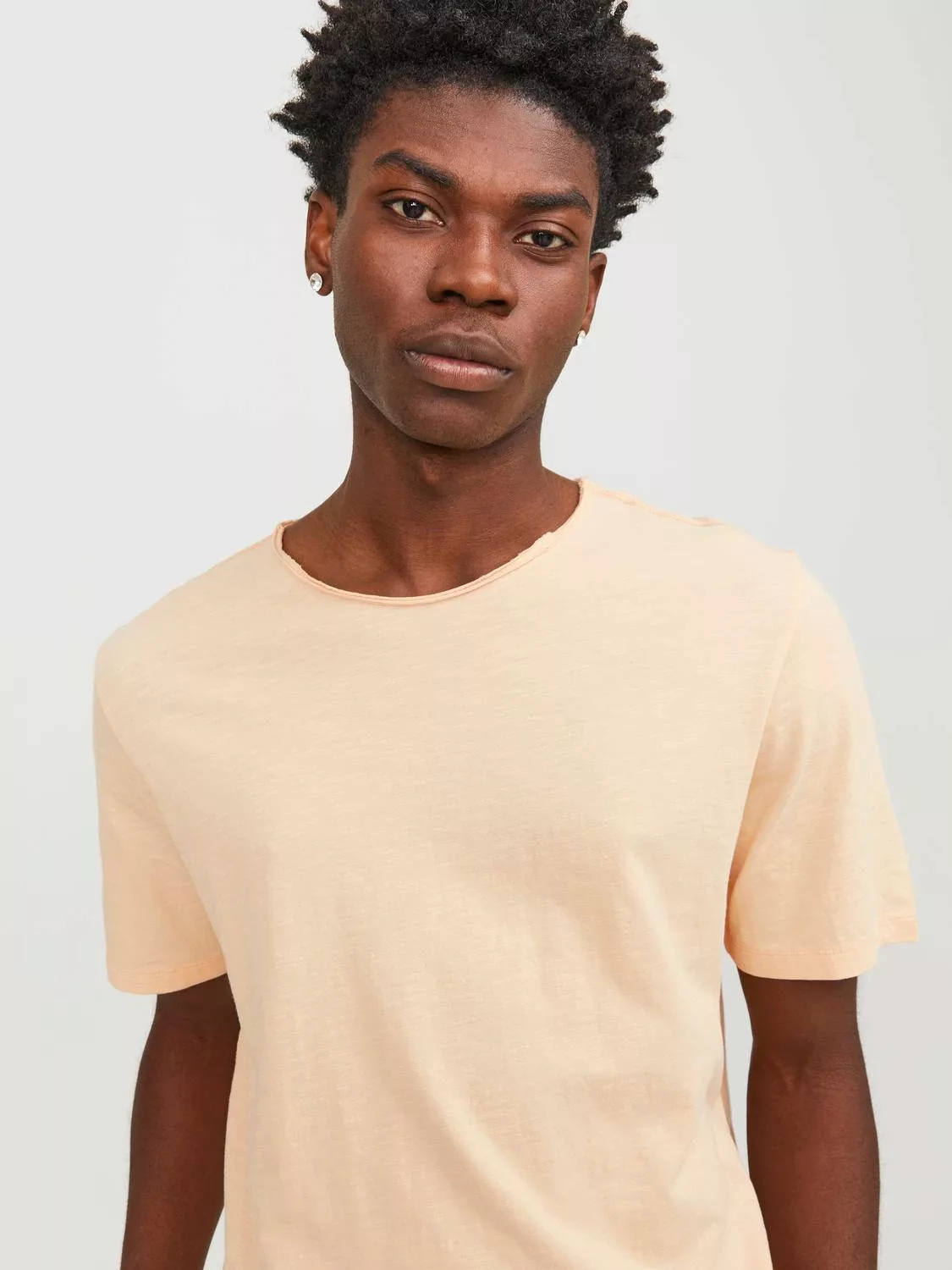 Jack & Jones Rundhalsshirt "JJEBASHER TEE O-NECK SS NOOS", mit Rundhalsauss günstig online kaufen