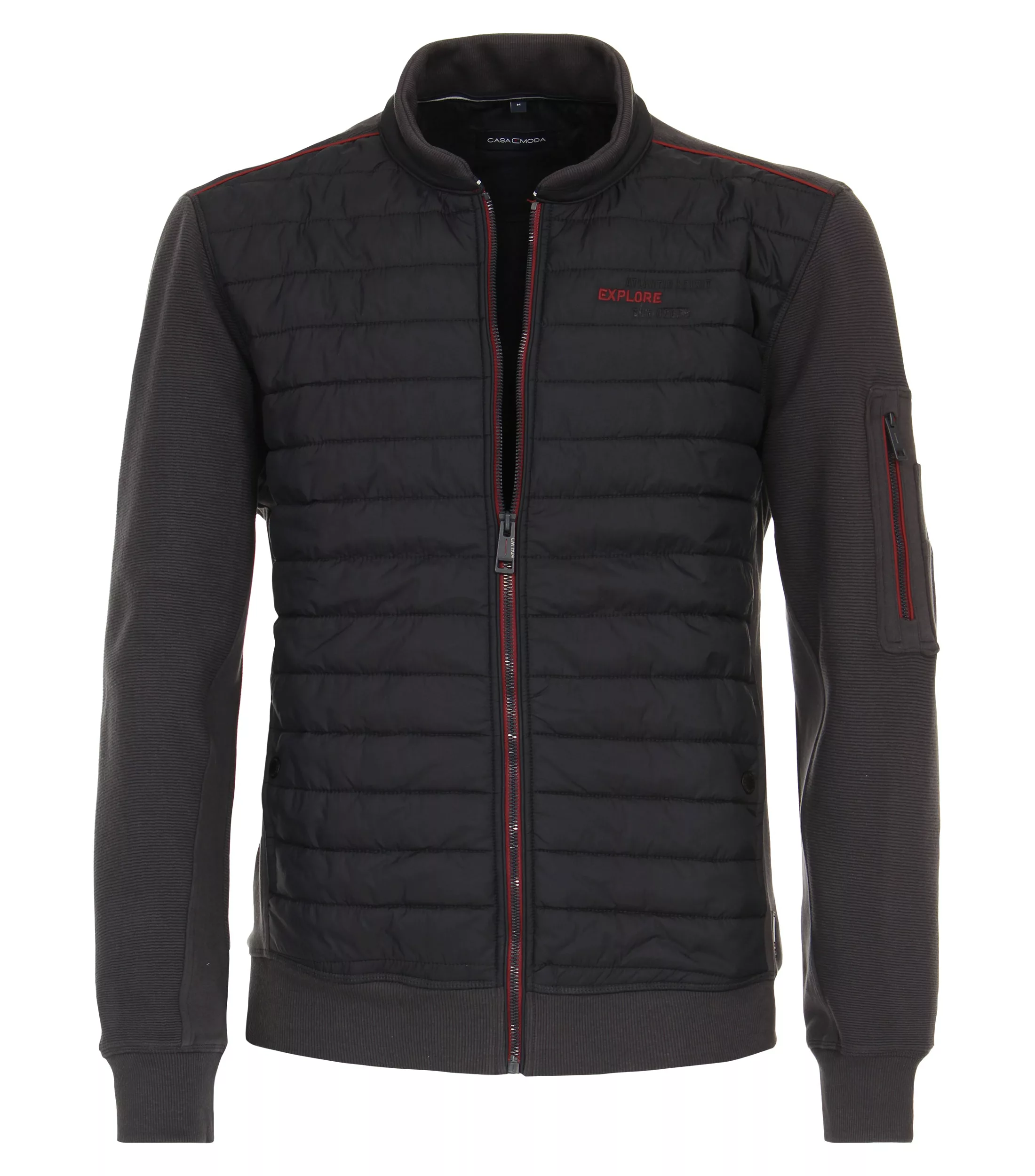 CASAMODA Sweatjacke "CASAMODA Sweatjacke uni" günstig online kaufen