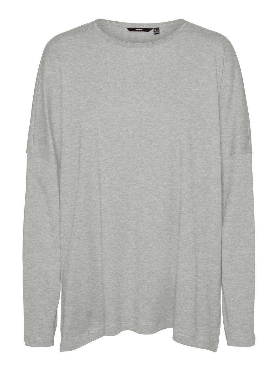 VERO MODA Weiches Oversize Bluse Damen Grau günstig online kaufen