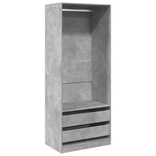 vidaXL Kleiderschrank Kleiderschrank Betongrau 80x50x200 cm Holzwerkstoff ( günstig online kaufen