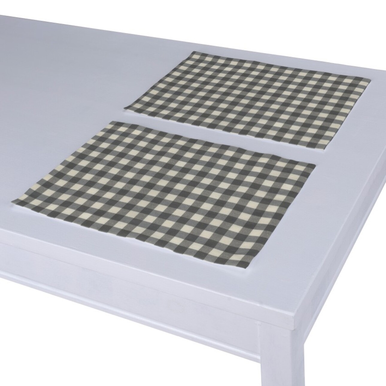 Tischset 2 Stck., grau-ecru , 30 x 40 cm, Quadro (136-11) günstig online kaufen
