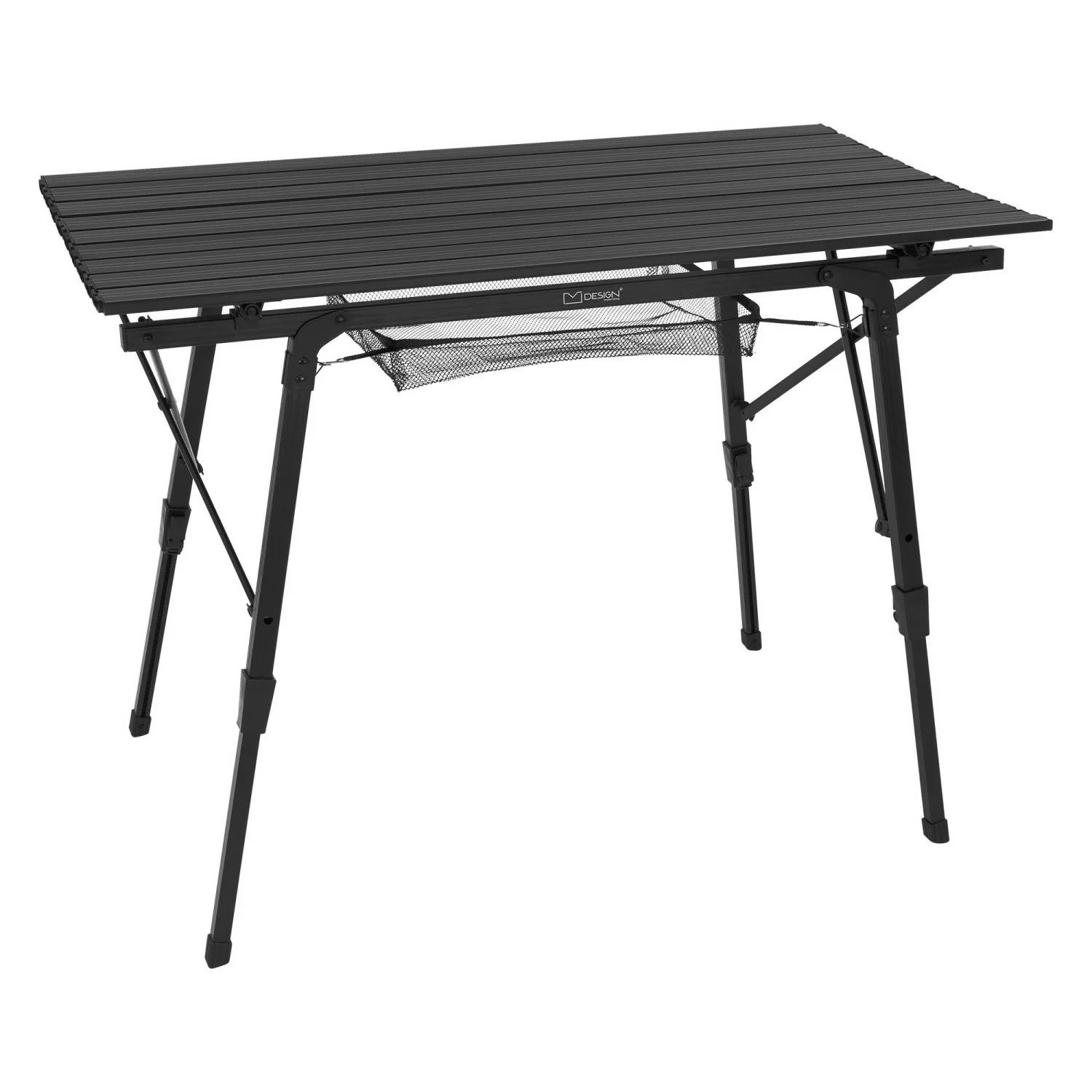 ML-Design Campingtisch Faltbar Schwarz Aluminium Klapptisch Höhenverstellba günstig online kaufen