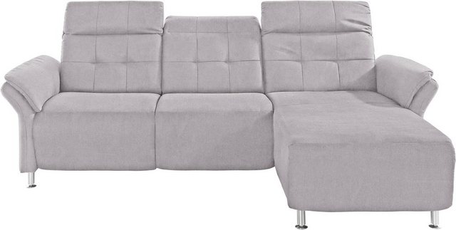 Places of Style Ecksofa Manhattan L-Form, 2 Sitze mit elektrischer Relaxfun günstig online kaufen