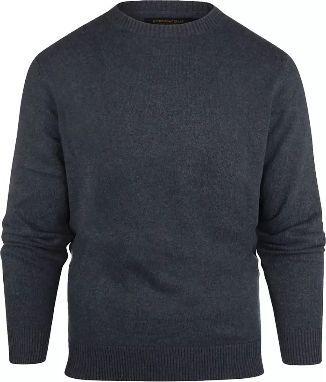 Steppin' Out Pullover Melange Navy - Größe S günstig online kaufen