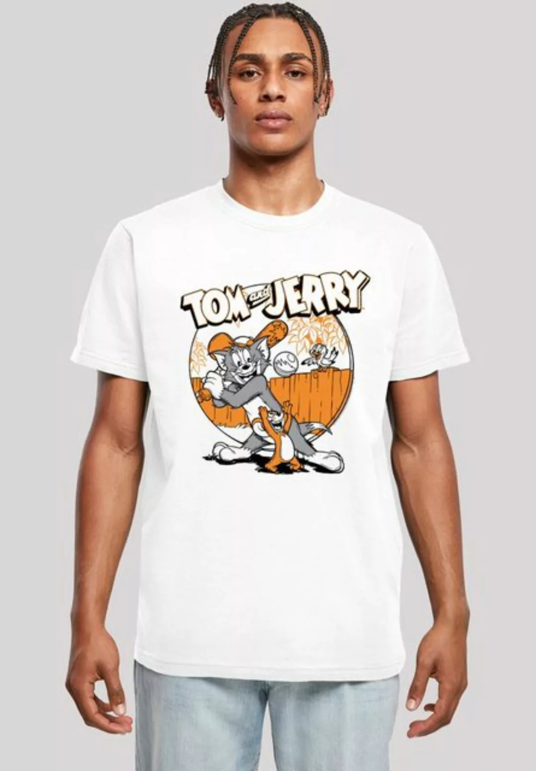 F4NT4STIC T-Shirt Tom and Jerry TV Serie Play Baseball Print günstig online kaufen