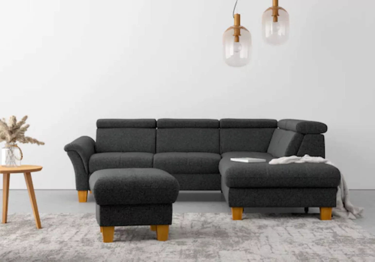 Home affaire Ecksofa »Lindgren L-Form«, wahlweise mit TV-Funktion, Stauraum günstig online kaufen