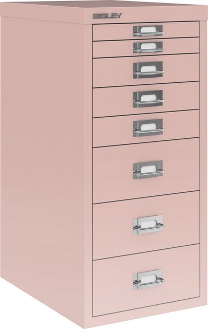 Bisley Aktenschrank MultiDrawer Schubladenschrank in Pastellpink - Maße: H günstig online kaufen