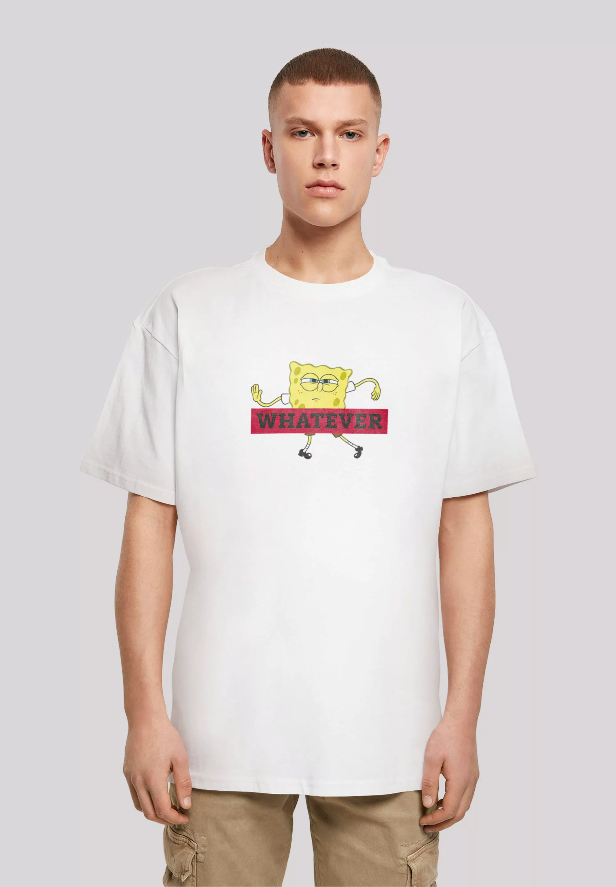 F4NT4STIC T-Shirt "Spongebob Schwammkopf WHATEVER", Print günstig online kaufen