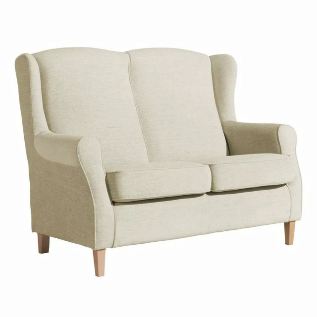 58 aufm Kessel Sofa 2-Sitzer Karlen Bezug Chenille Buche natur / beige 2210 günstig online kaufen