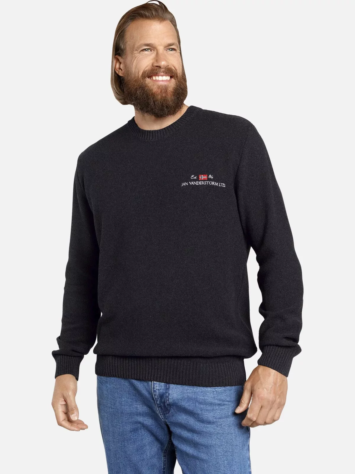 Jan Vanderstorm Strickpullover "Pullover ALBREKT" günstig online kaufen