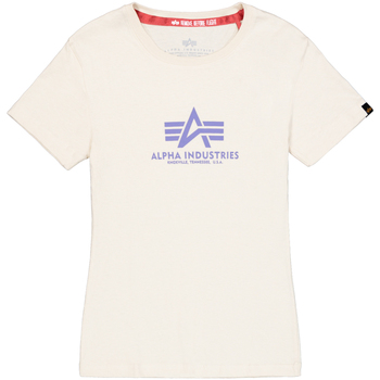 Alpha Industries  T-Shirts & Poloshirts New Basic T-Shirt BL W - vintage wh günstig online kaufen